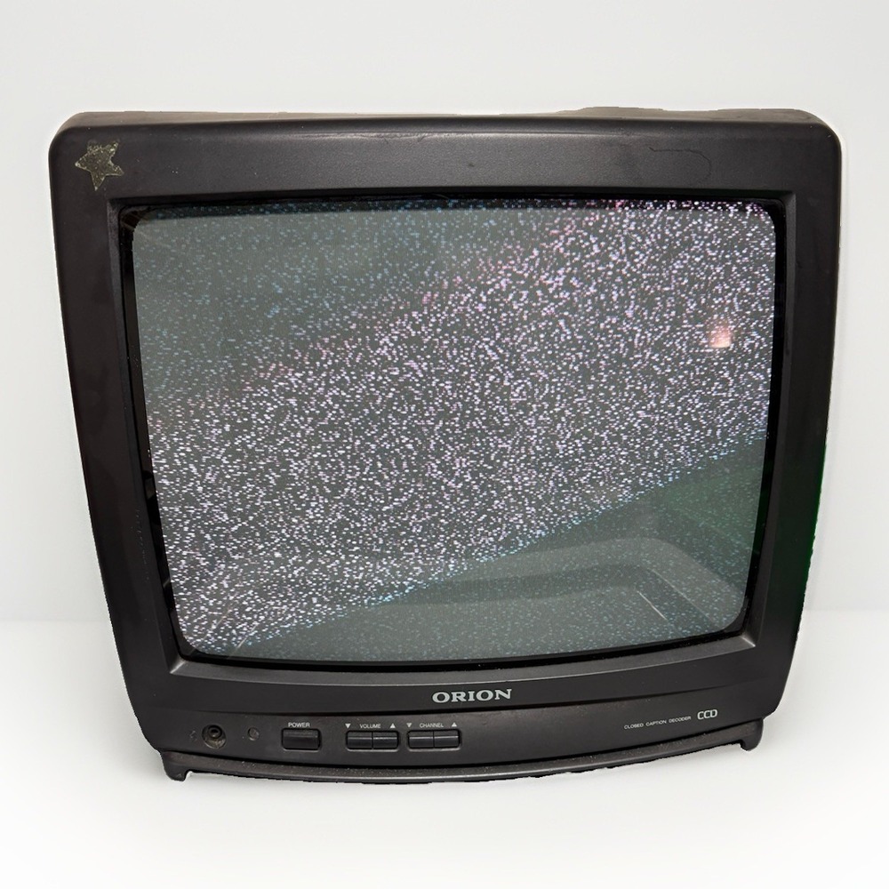 1997 Orion TV1319B  13" Retro Gaming CRT Color Tube TV